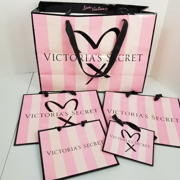 Lot of 5 Victoria secret Gift Bags (4 Sizes) - Picture 7 of 7